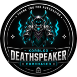 Thank You For Purchasing Korblox Deathspeaker