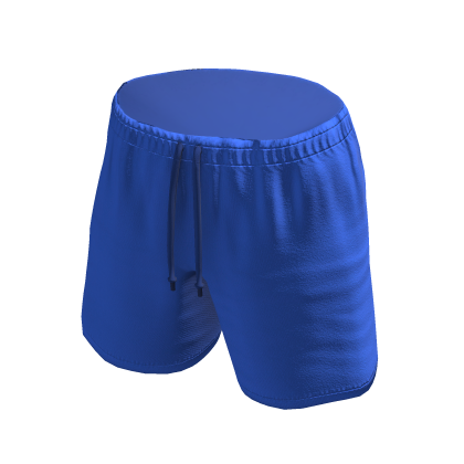 blue shorts