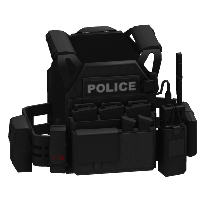 TPC Police Plate Carrier 2 Black