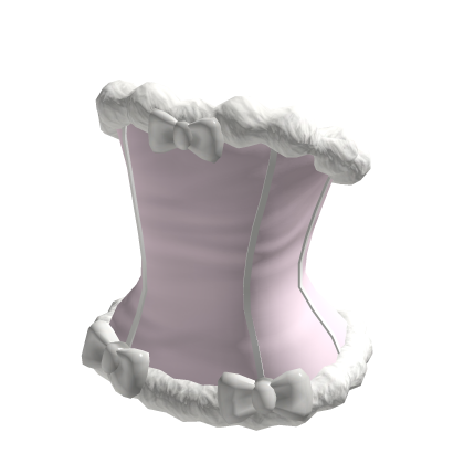 ♡ kawaii fluffy christmas corset ⋆ pink