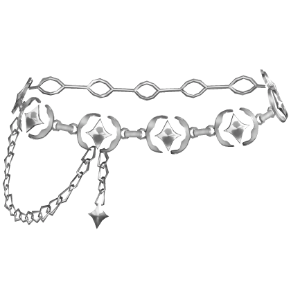 ☆ Silver Pretty Sparkle Waist Chain