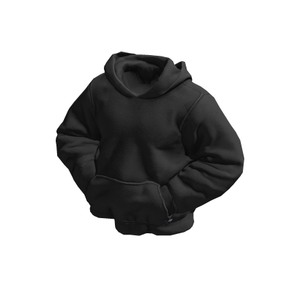 🔨 @ - down hoodie posed (black)