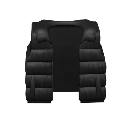 Black Puffer Vest 1.0