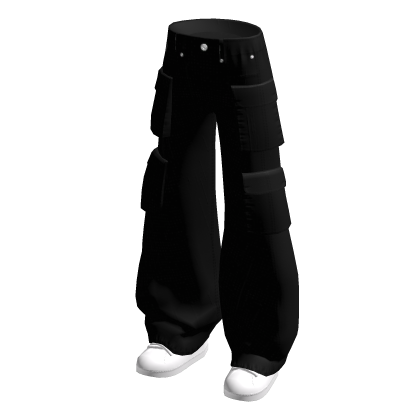 ✅ Black Cargo Pants