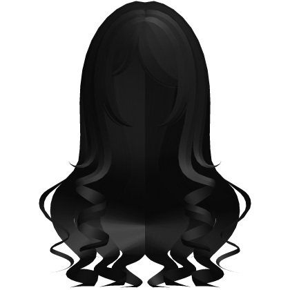 black curly side bang gyaru doll hair