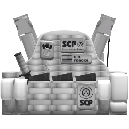 SCP Tactical Body Armor - Snow White