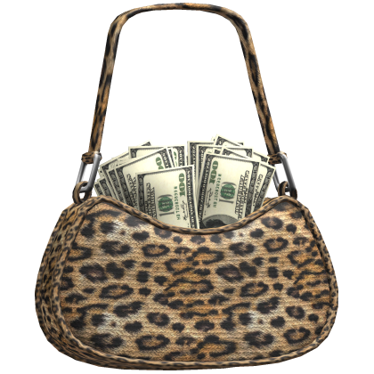 Gyaru Leopard Purse w/ Money