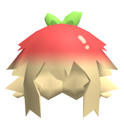 Low Poly Apple Fluffy Hair