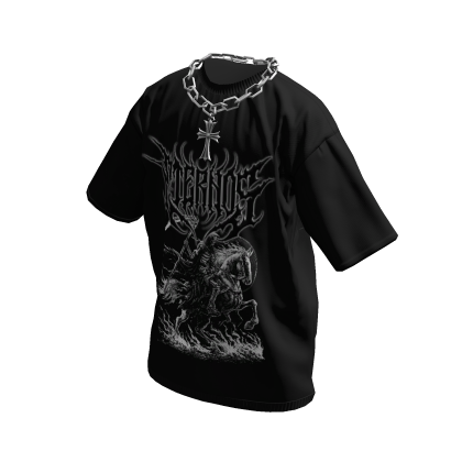 Eternos Graphic T-Shirt w/ Cross Chain