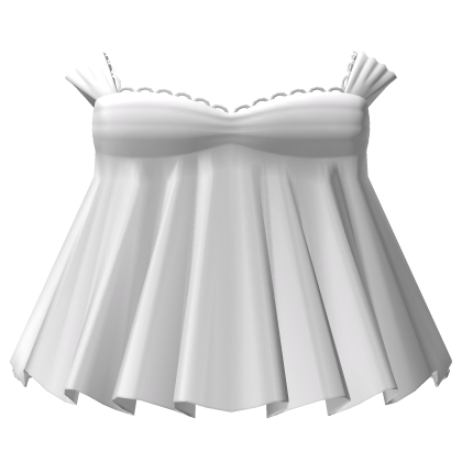 cute gothic mini babydoll dress - 3.0 white