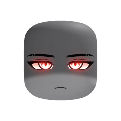 Red Shadowed Powerful Glowing Demon Face