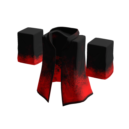Red Anime Cloak Robe