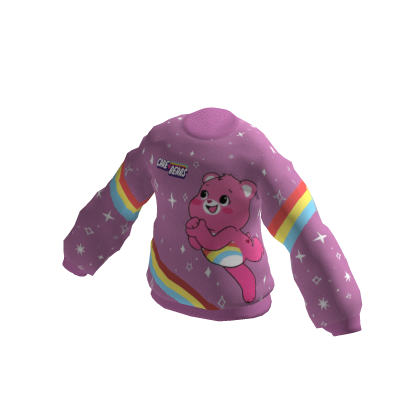 Care Bears Cute Warm Winter Sweater - Cheer Bear
