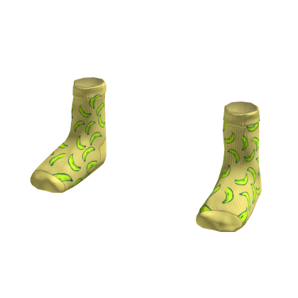 Banana Pattern Socks