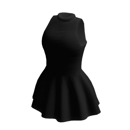 🖤 Cute Black Skater Dress