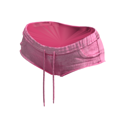 Velour Mini Shorts (Hot Pink)