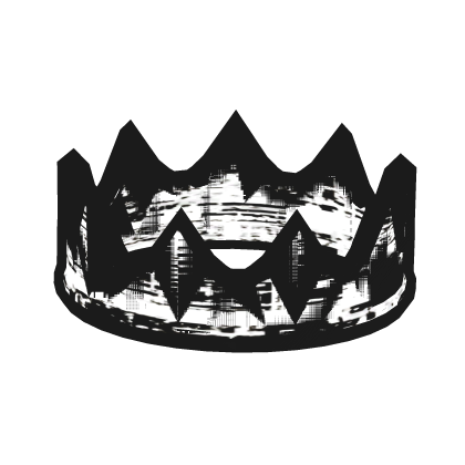 White Animated Glitch Crown
