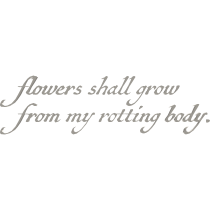 from my rotting body | quote goth emo vkei moe