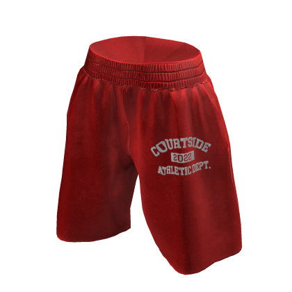 courtside - long shorts [red]