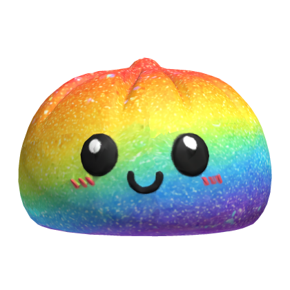 Sparkly Rainbow Sugar Glittery Squishy Dumpling
