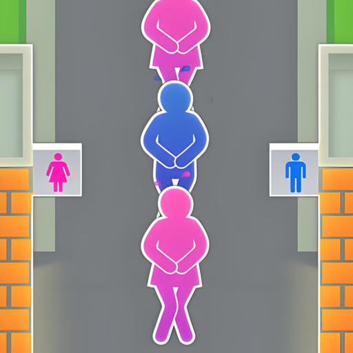 Toilet Line Simulator
