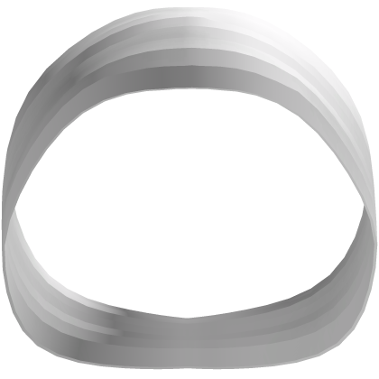 Y2K Silk Bandana Headband in Pearl White