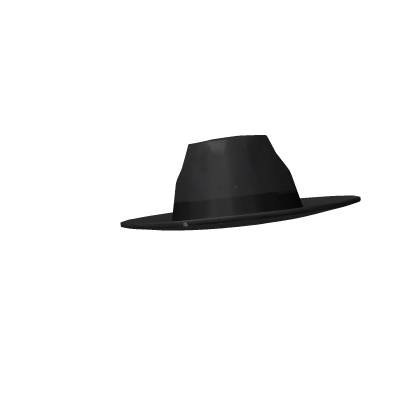 Luxury Black Fedora Hat | Vintage Old Money