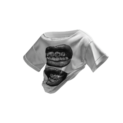 Y2K Off Shoulder Tucked Shirt Grillz