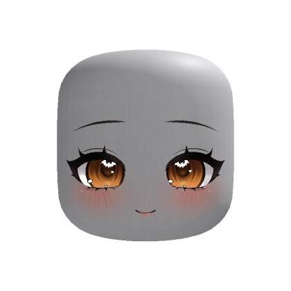 cute kawaii halloween chibi face (recolorable)