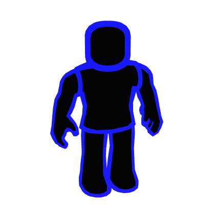 Blue Outline