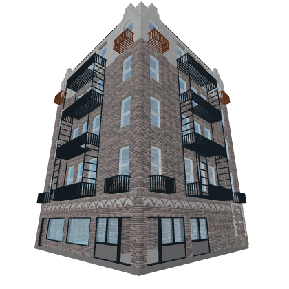 New York City Corner Apartment Building
