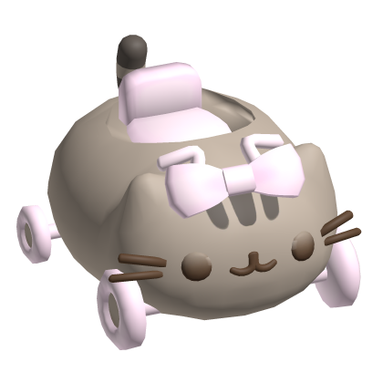 (bike animation) kawaii pusheen cat bike trolly 