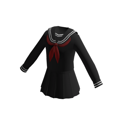 Black Anime School Uniform II