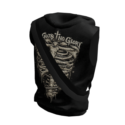 💗Y2K Utility Pouch Tee Hoodie Black 💗