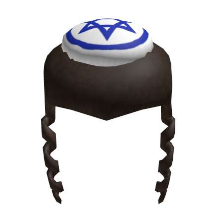 Jewish hair, with Jewish kippa