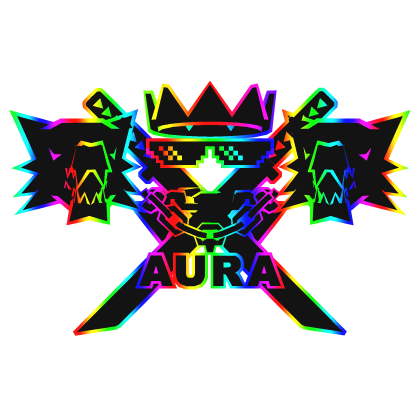 Cartoony Rainbow AURA Chain Dragon Swordpack Combo