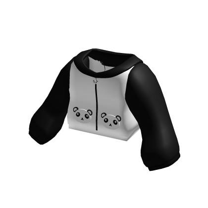 ♡ cute kawaii panda zip up hoodie