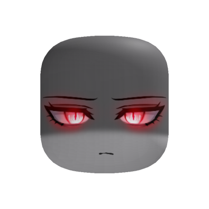 Shadowed Demon With Red Glowing Eyes