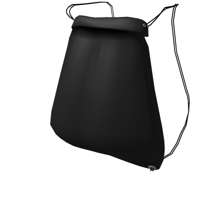 Black Drawstring Bag