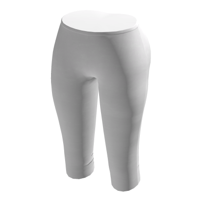 White Chic Capri Leggings