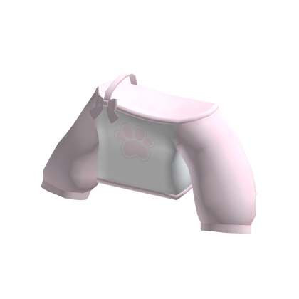 ฅ cute pink paw off the shoulder sweater ฅ