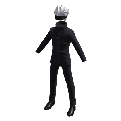 🤍 Satoru Gojo Suit + Hair & Mask