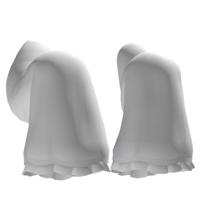୨୧: kawaii posed halloween ghost sleeves white