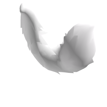 White Big Fluffy Tail