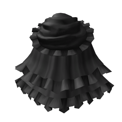 Rococo Back Bustle Black