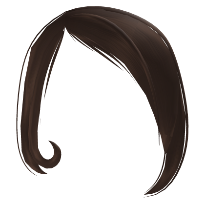 ۶ৎ | cute doll scene swoop curl brown bangs