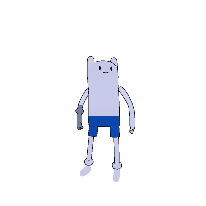 Finn The Human w/ Robotic Arm - (Adventure Time)