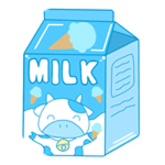 Blue Ice Cream Milk