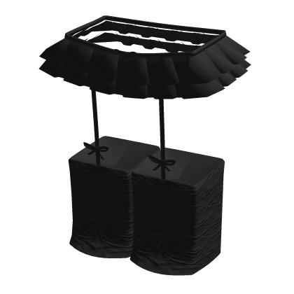 cute socks and skirt combo in pitch black