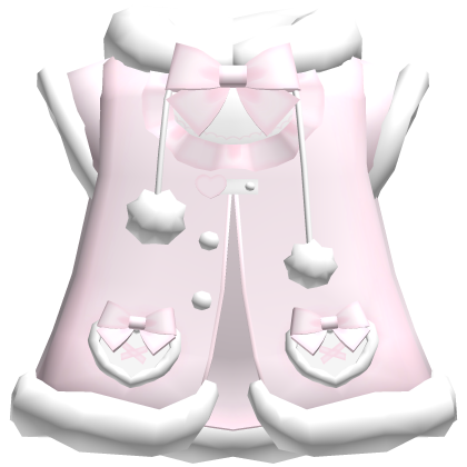 cute fluffy cozy winter coat in pink